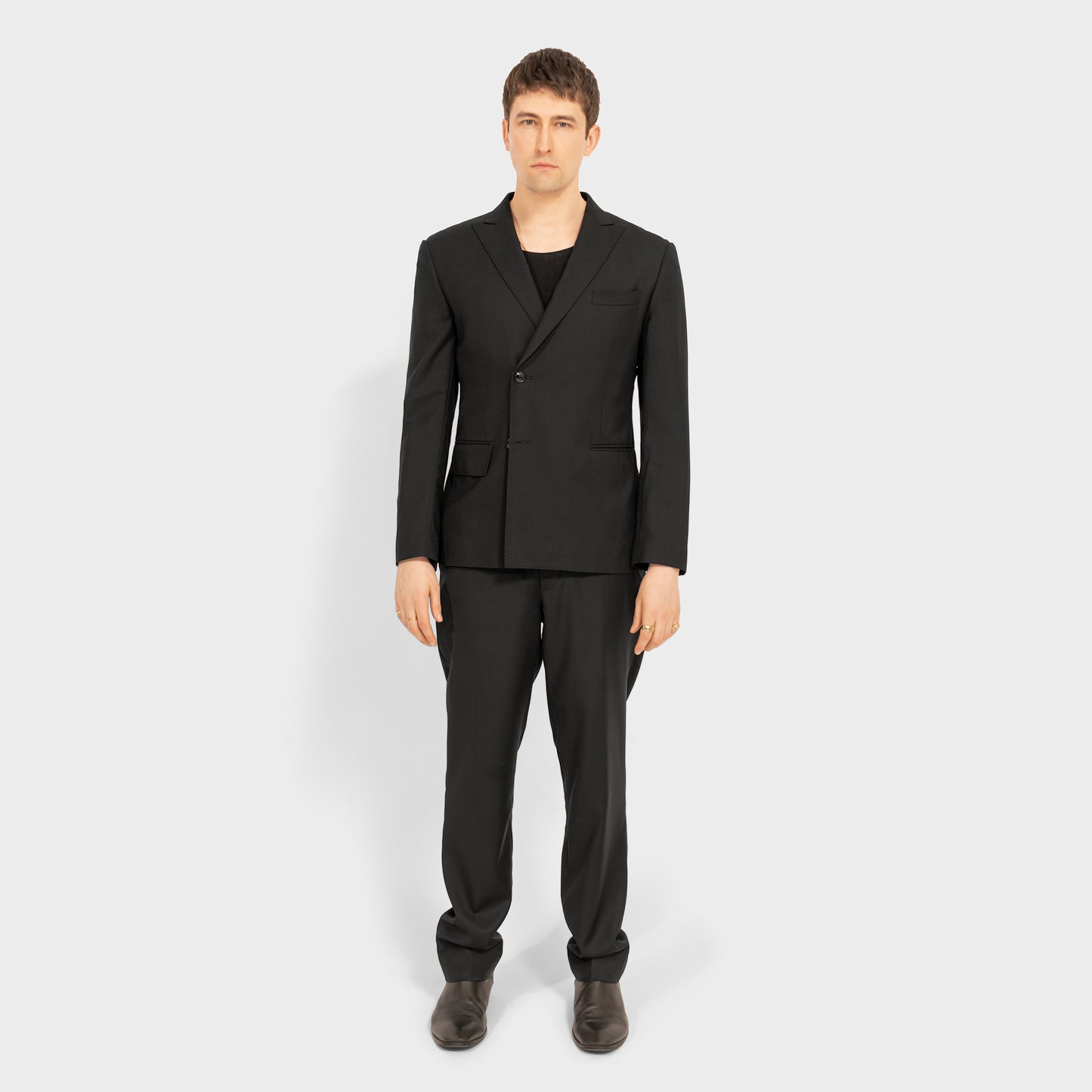 Double-Breast Suit - Wool Twill