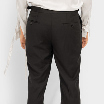 Wool Herringbone Trouser