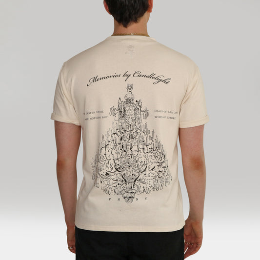 Memories by Candlelight - Ivory Organic Cotton Short Sleeve