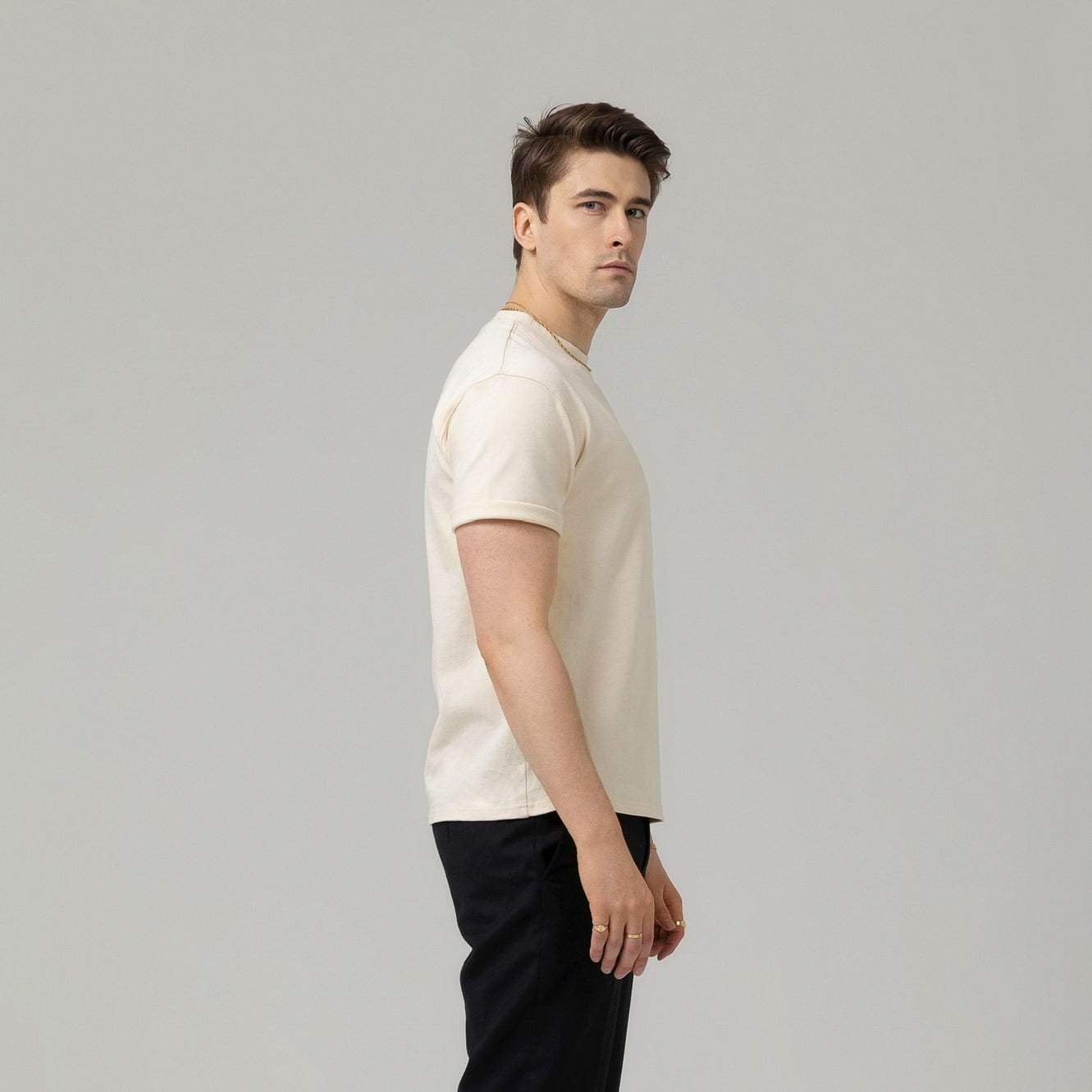 Organic Cotton Short Sleeve - Ivory