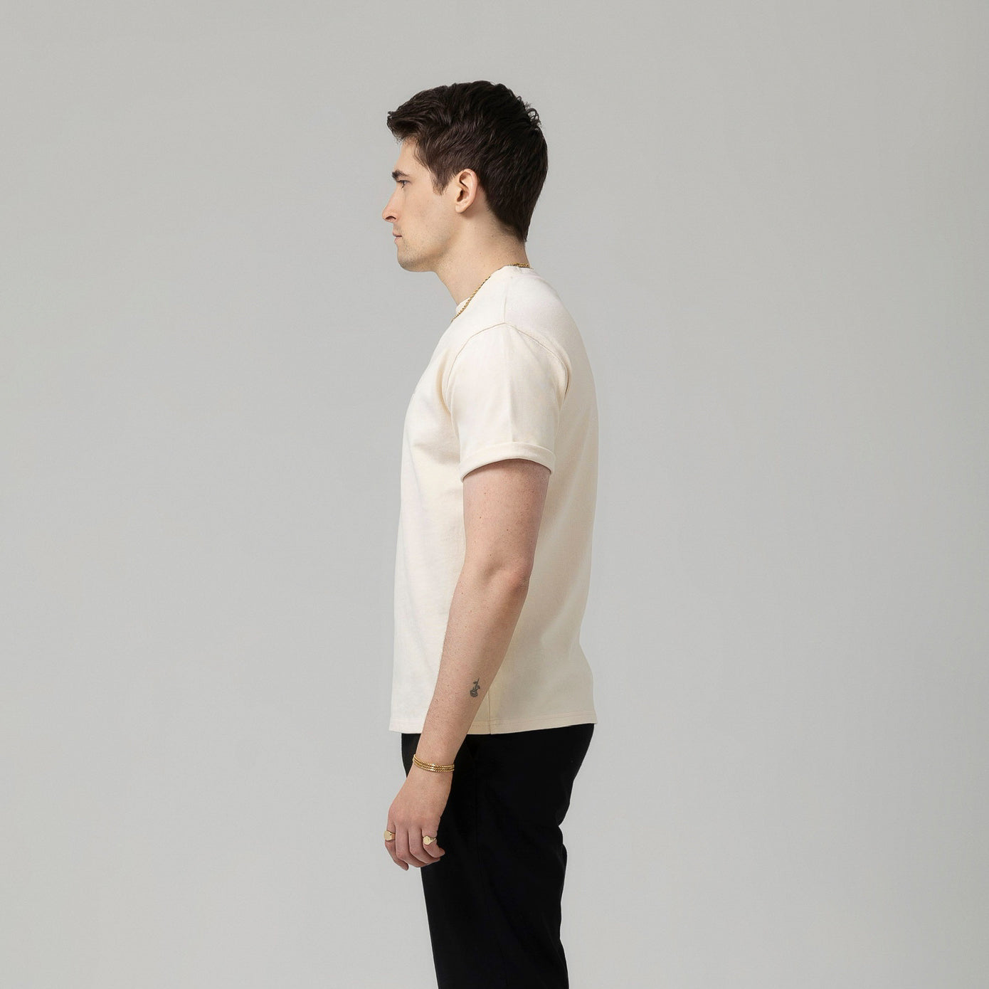 Organic Cotton Short Sleeve - Ivory