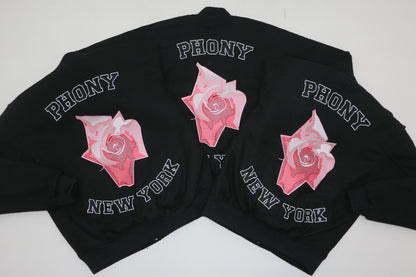 Varsity Jacket - Pink Rose