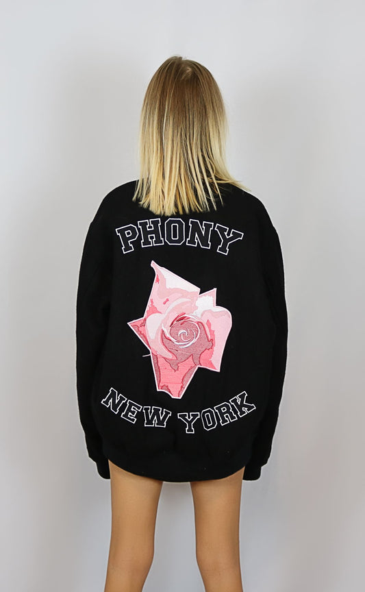 Varsity Jacket - Pink Rose