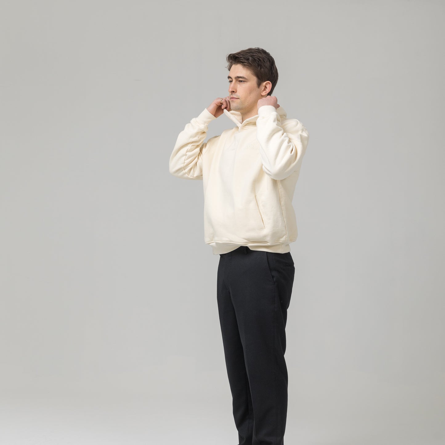 Organic Cotton Hoodie - Ivory