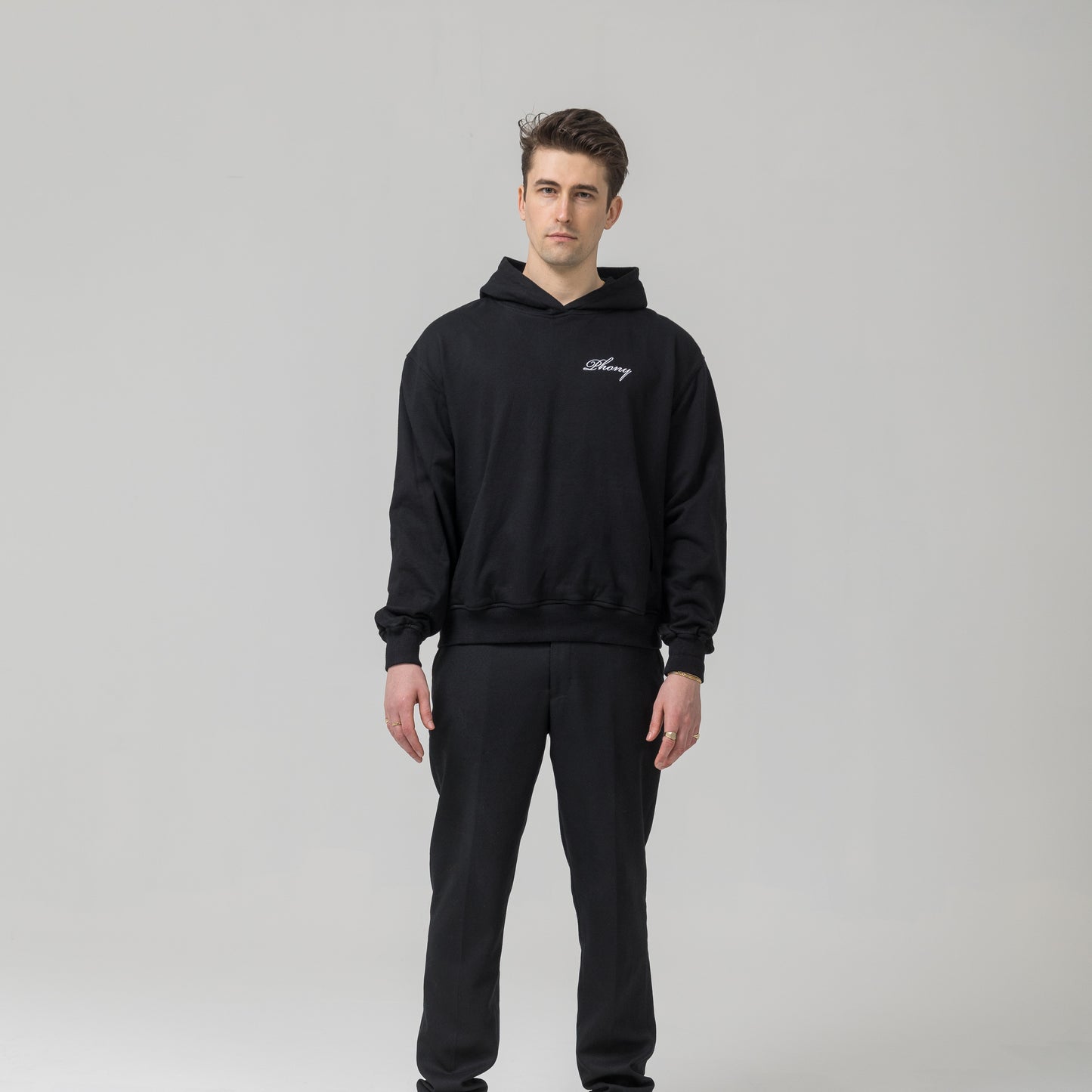 Organic Cotton Hoodie - Black